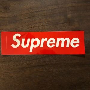 Brand new supreme sticker (wiling to trade)